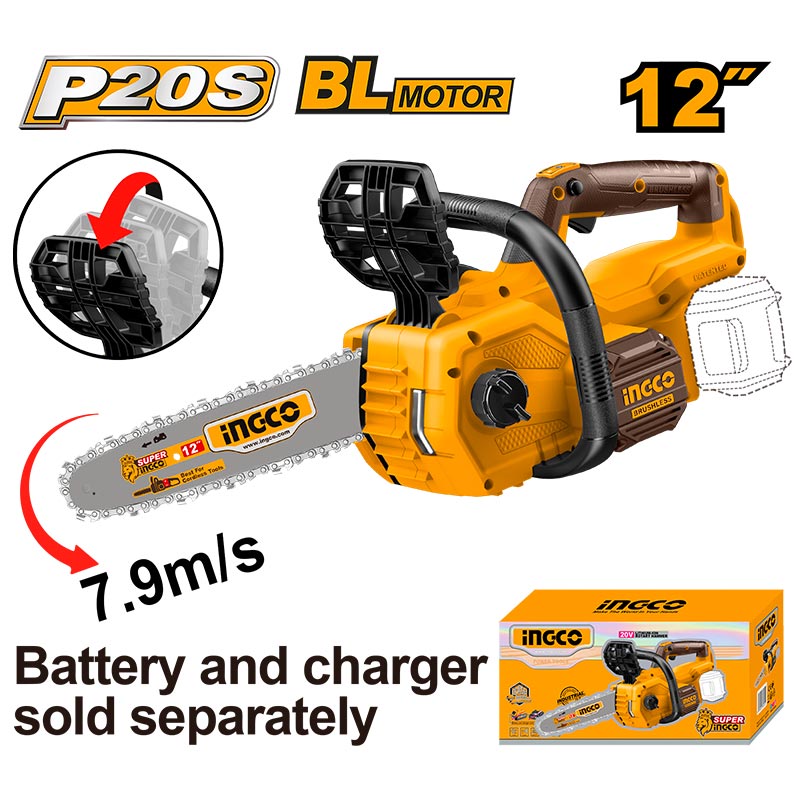 INGCO 12" Cordless Chain Saw - CGSLI20128