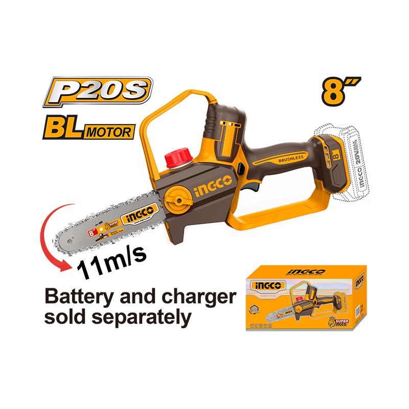 INGCO 8" Cordless Pruner Saw - CGSLI2088