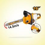INGCO 16" Cordless Chain Saw + 2, 4.0Ah Batteries - CGSLI401682