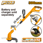 INGCO 300MM Cordless Grass Trimmer - CGTLI20018