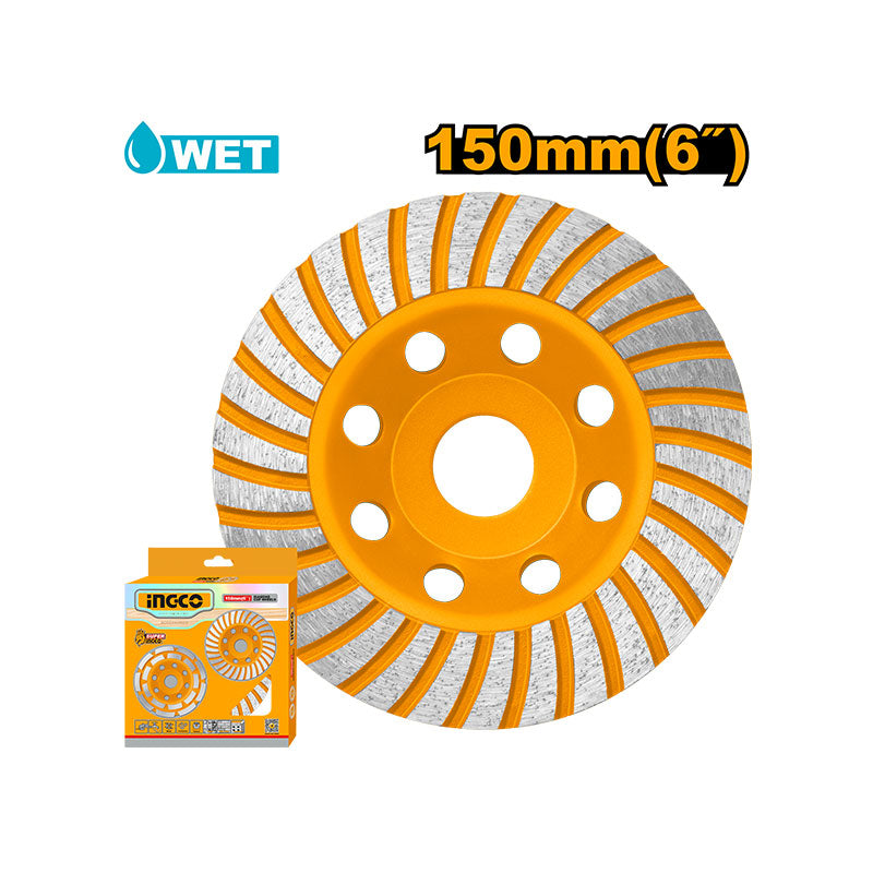 INGCO 150MM (6") Diamond Cup Wheels - CGW011501