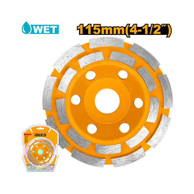 INGCO 115MM (4-1/2") Diamond Cup Wheels - CGW021151