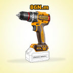 INGCO 86N.m Brushless Cordless Impact Drill - CIDLI20868