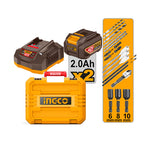 INGCO 99N.m Brushless Cordless Impact Drill - CIDLI429982