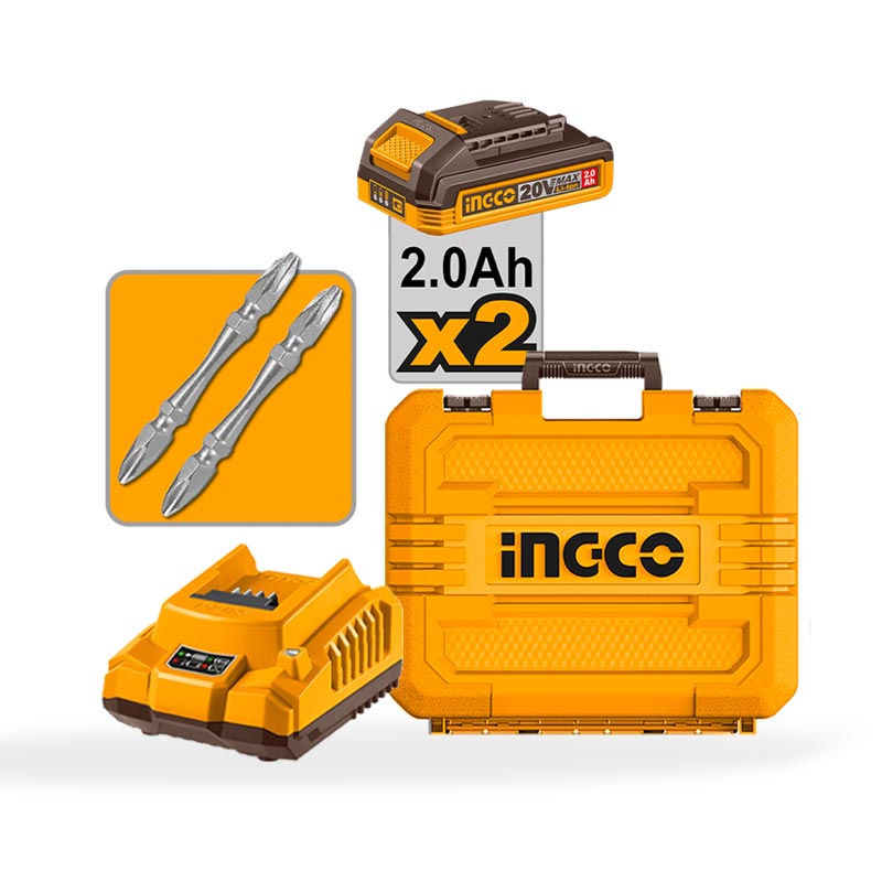 INGCO 230N.m Cordless Impact Driver - CIRLI2023