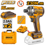 INGCO 230N.m Cordless Impact Driver - CIRLI2023