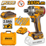INGCO 285N.m Cordless Impact Driver - CIRLI2028