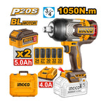 INGCO 1050N.m Cordless Impact Wrench - CIWLI20105
