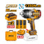 INGCO 1350N.m Cordless Impact Wrench + 2, 5.0Ah Batteries - CIWLI20135