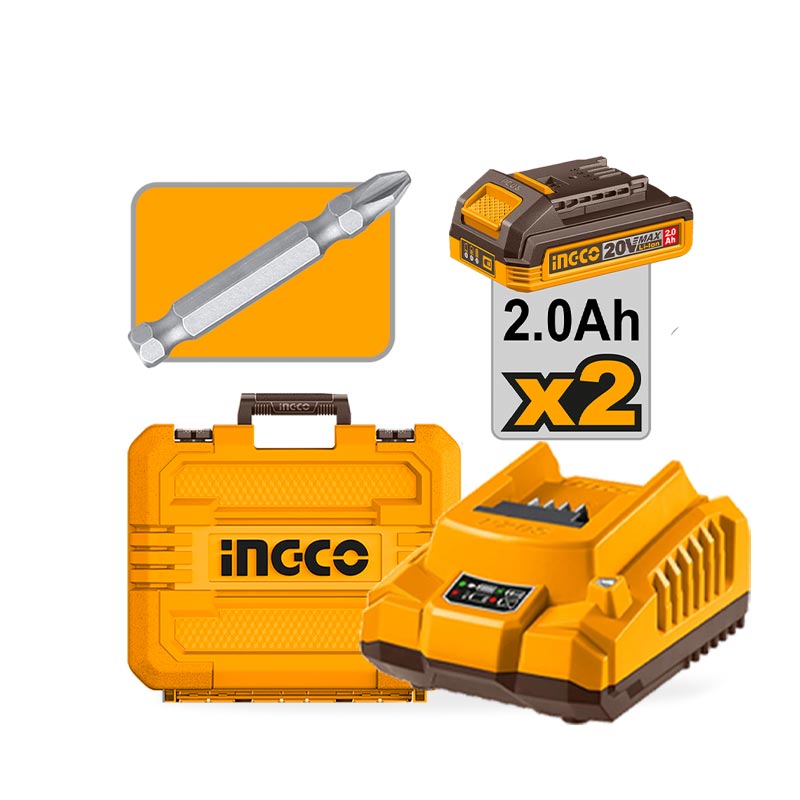 INGCO 230N.m Cordless Impact Driver & Wrench - CIWLI20236