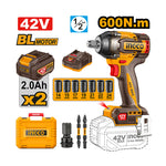 INGCO 600N.m Cordless Impact Wrench - CIWLI42602