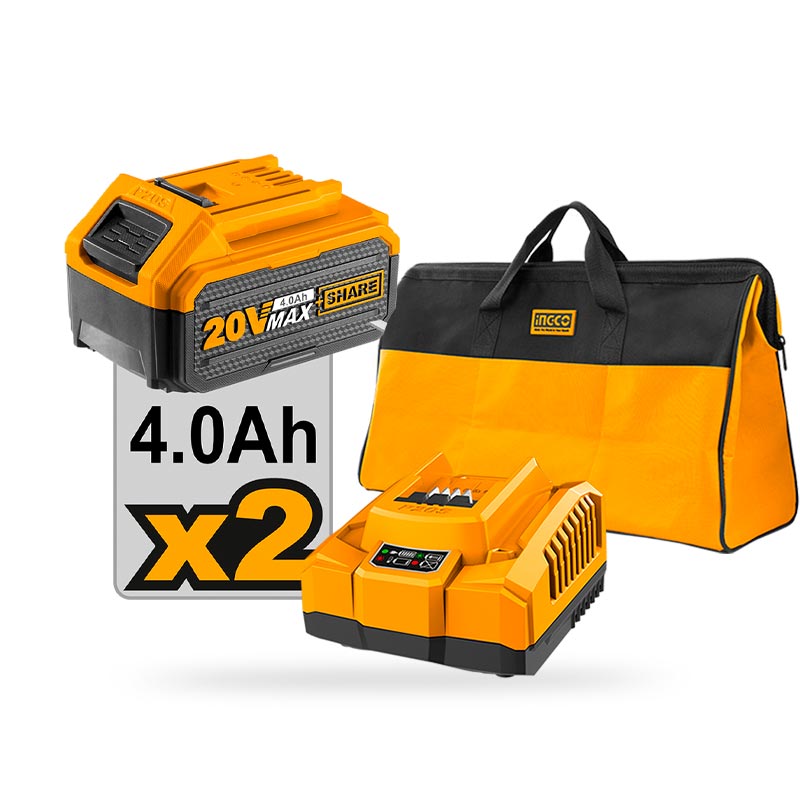 INGCO Cordless 4 Pcs Combo Kit - CKLI2010
