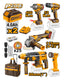 INGCO 5 Pcs Cordless Industrial Combo Kit 20V + 2 Battery - P1C1 - CKLI2058