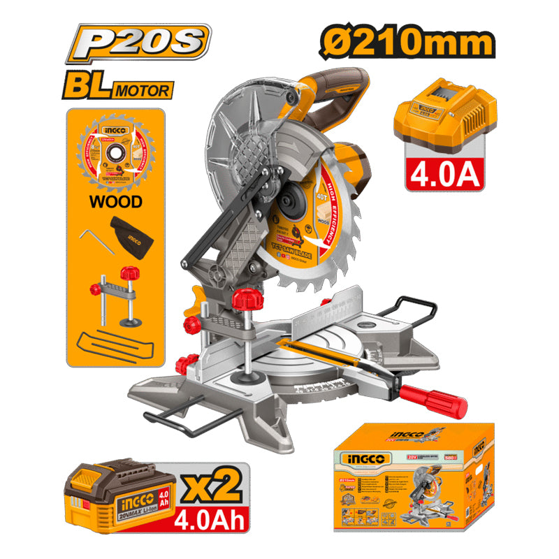 INGCO Cordless Mitre Saw - CMSLI20212