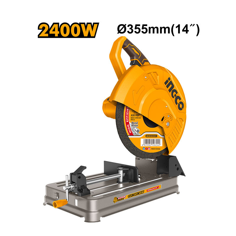 INGCO 355MM (14") 2400W Cut Off Saw - COS243558