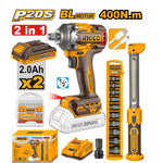 INGCO Cordless 2 Pcs Combo Kit - COSLI23048