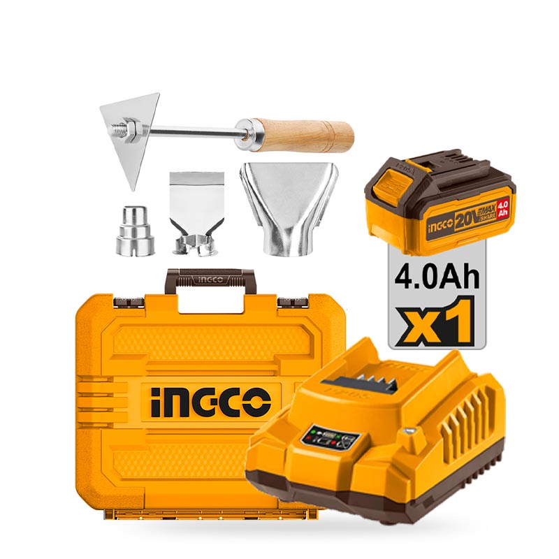 INGCO 20V Dual Heat Gun Combo Kit  - COSLI240201