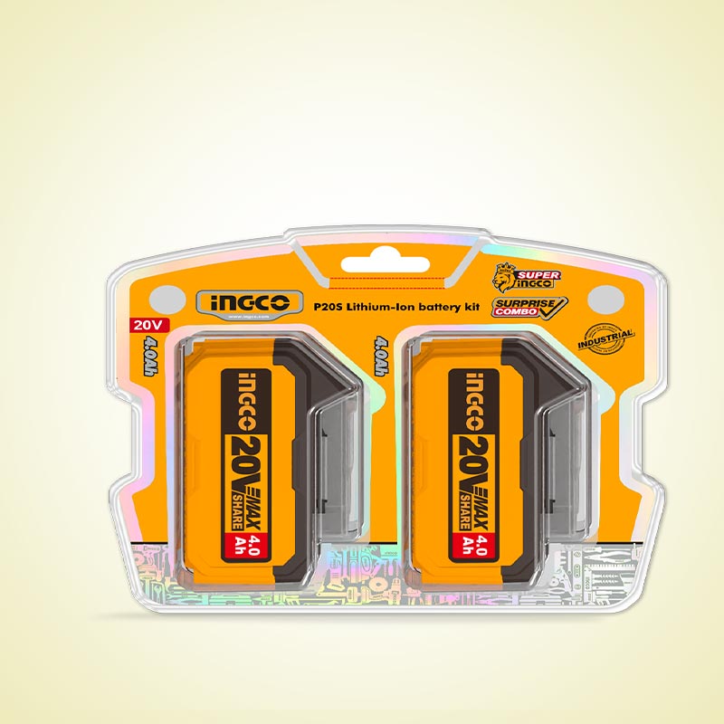 INGCO 2 x Battery Kit 20V 4Ah - COSLI240312