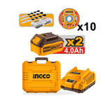 INGCO Cordless 3 PCs Combo Kit - COSLI241291