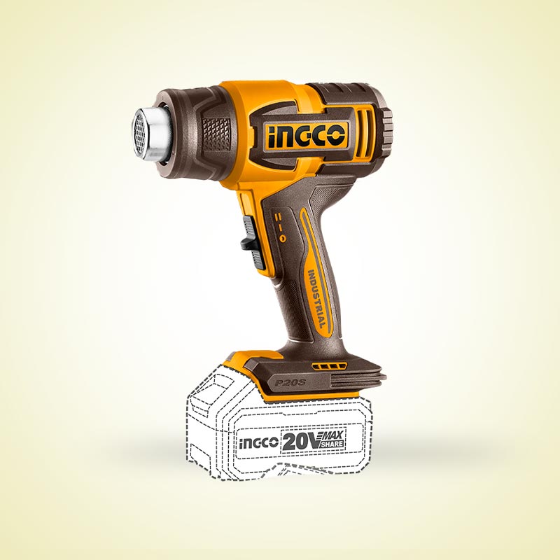 INGCO 9 Pcs Cordless Industrial Combo Kit 20V - COSLI250381