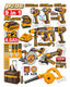 INGCO 9 Pcs Cordless Industrial Combo Kit 20V - COSLI250381