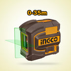 INGCO Cordless Drill 20V 76Nm + 2 Batteries + Laser Level 35m + Distance Detector 70m - COSLI250511