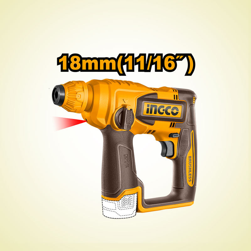 INGCO Cordless Rotary Hammer - CRHLI16168