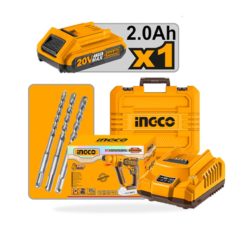 INGCO Cordless Rotary Hammer - CRHLI201881