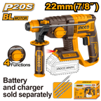 INGCO Lithium-Ion Rotary Hammer 20V 22mm - C4 - CRHLI20208