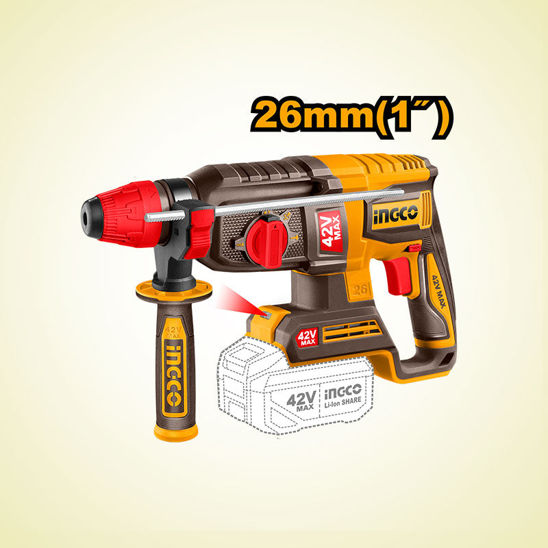 INGCO Cordless Rotary Hammer - CRHLI422682