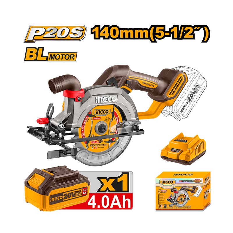 INGCO Cordless Circular Saw - CSLI14021