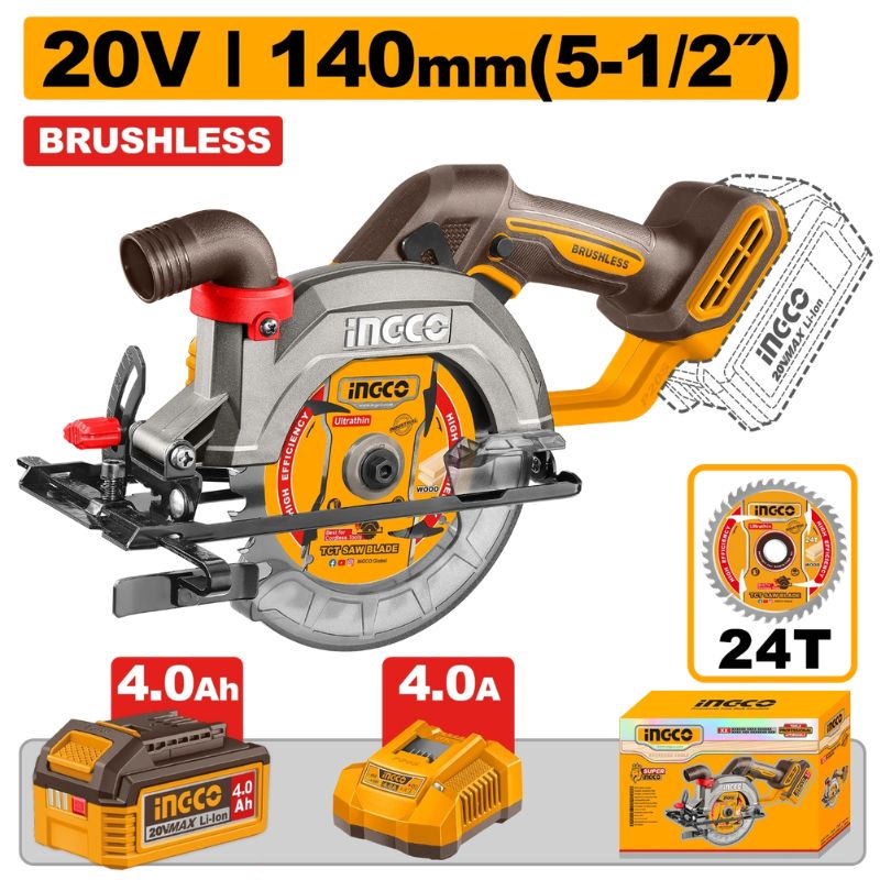 INGCO 20V Cordless Circular Saw