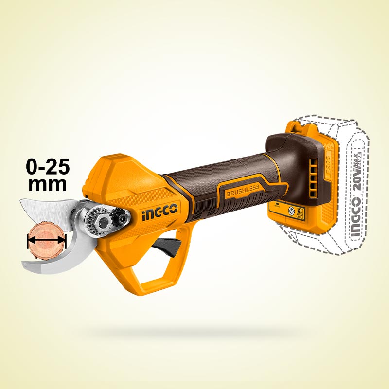 INGCO Cordless Gauge Straight Shear 20V + Battery - CSSLI202581