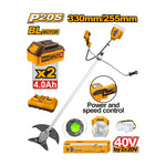 INGCO Cordless String Trimmer and Brush Cutter - CSTLI202522
