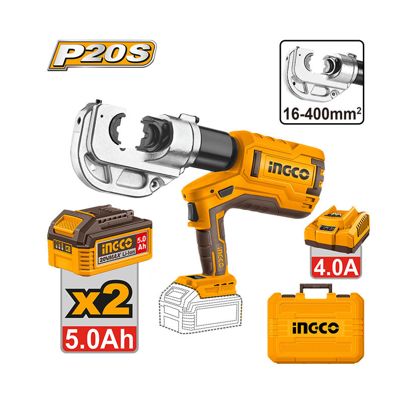 INGCO Cordless Hydraulic Crimping Tool - CTLI2005