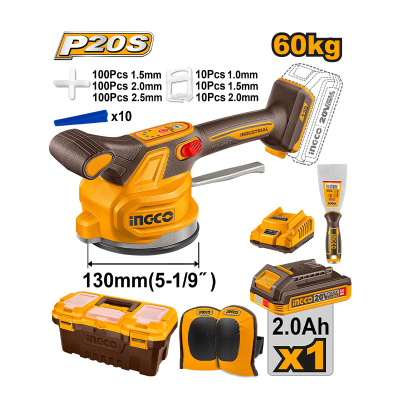 INGCO Cordless Tile Vibration Machine - CTVLI20018
