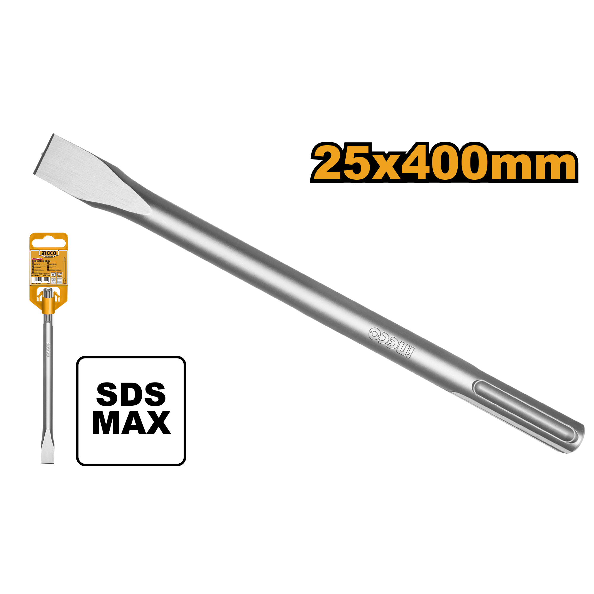 INGCO 25x400MM SDS Max Chisel - DBC0224001 Main image