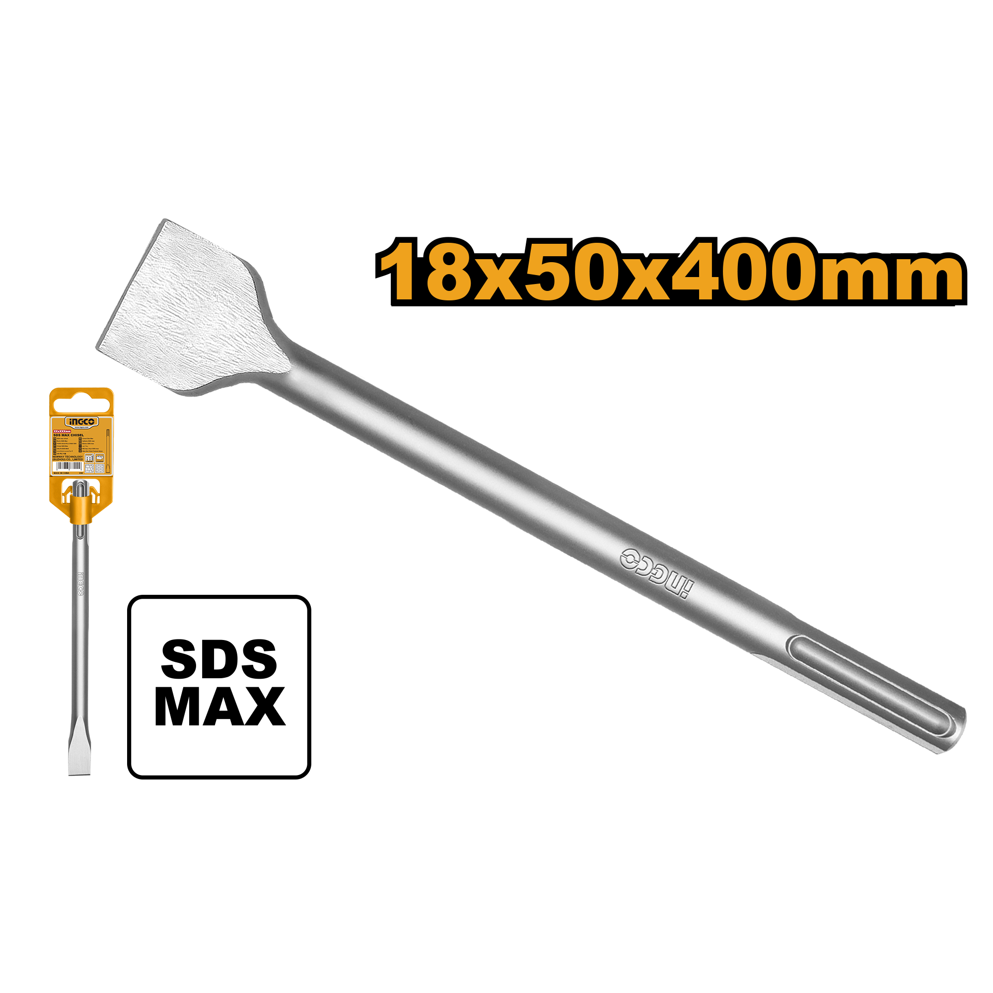 INGCO 18x50x400MM SDS Max Chisel - DBC0224002