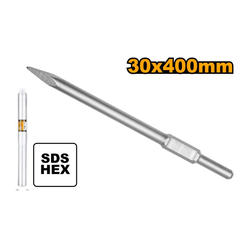 INGCO 30x400MM Hex Chisel - DBC03340011