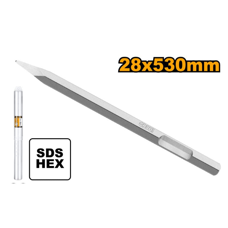 INGCO 28x530MM Hex Chisel - DBC04352011