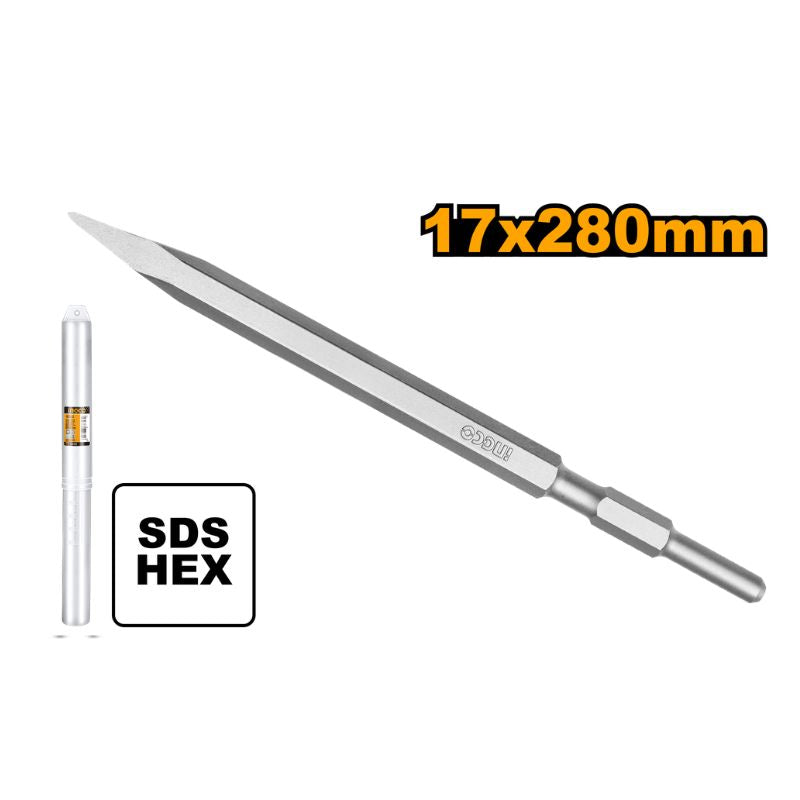 INGCO 17x280MM Hex Chisel - DBC0512801