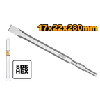 INGCO 17x22x280MM Hex Chisel - DBC0522801