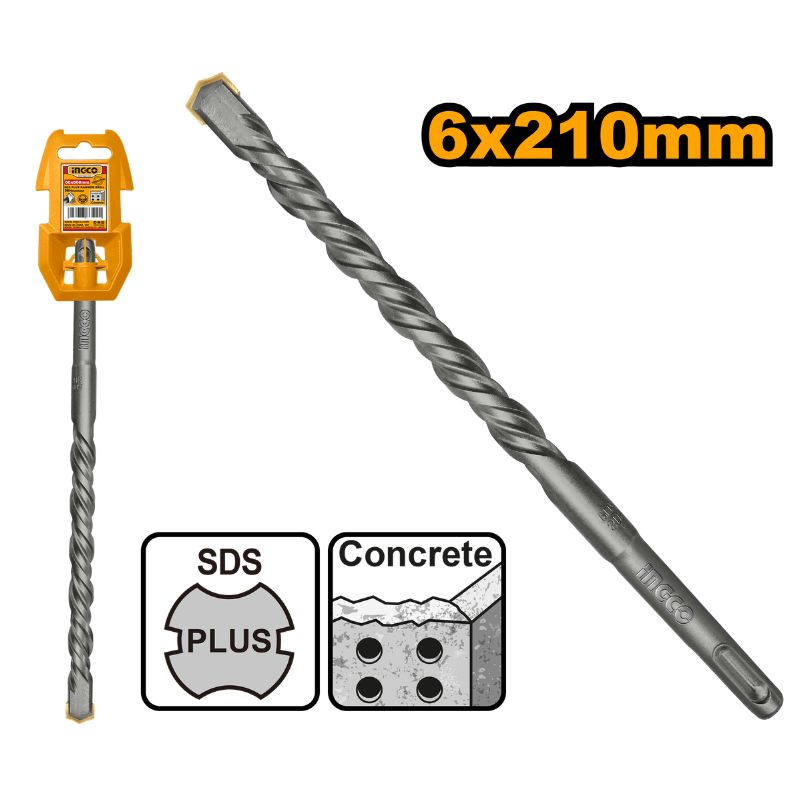 INGCO 6x210MM SDS Plus Hammer Drill - DBH1210603