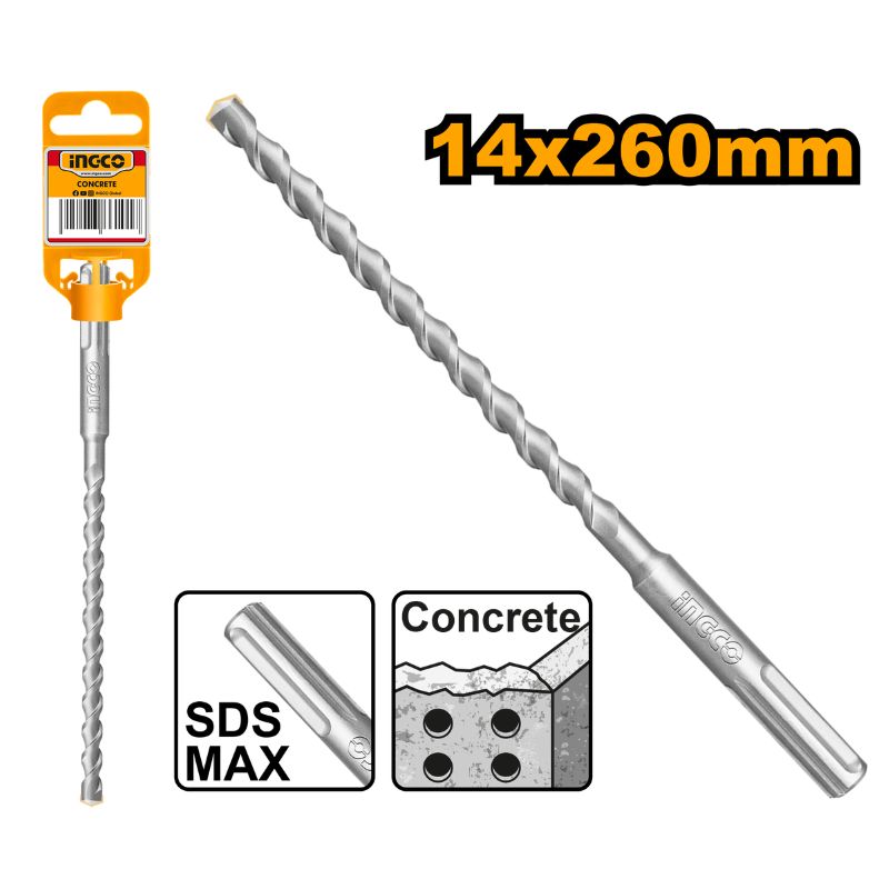 INGCO 14x260MM SDS Max Hammer Drill - DBH1241401