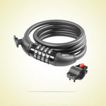 INGCO 4 Digit Combination Bicycle Lock (with Lock Frame) - DBK21012