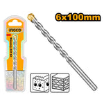 INGCO 6x100MM Masonry Drill Bit - DBM2110610