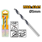 INGCO 5MM 4341 HSS Drill Bit - DBT1200504