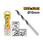 INGCO 10MM 4341 HSS Drill Bit - DBT1201004