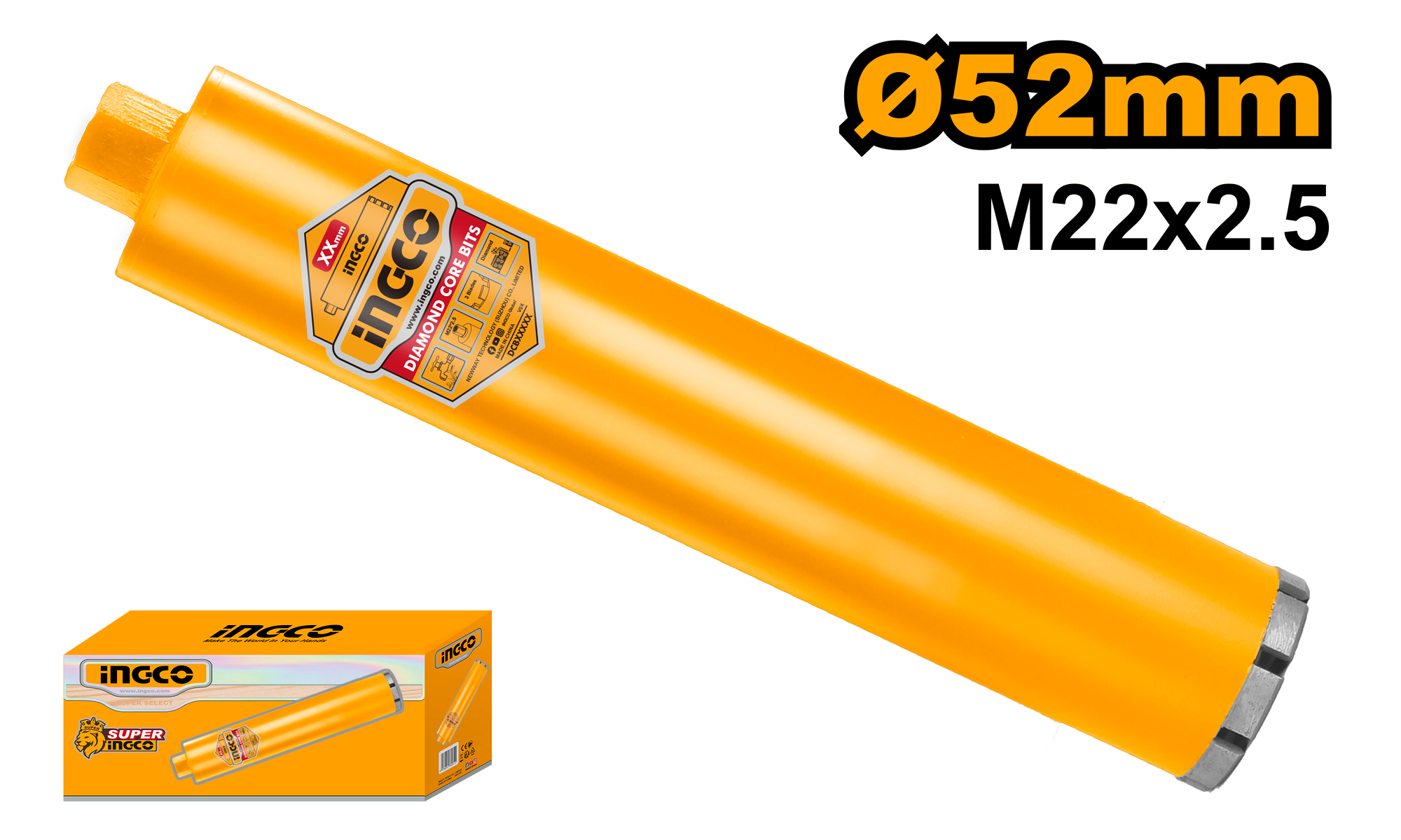 INGCO Diamond Core Bits - DCB580528
