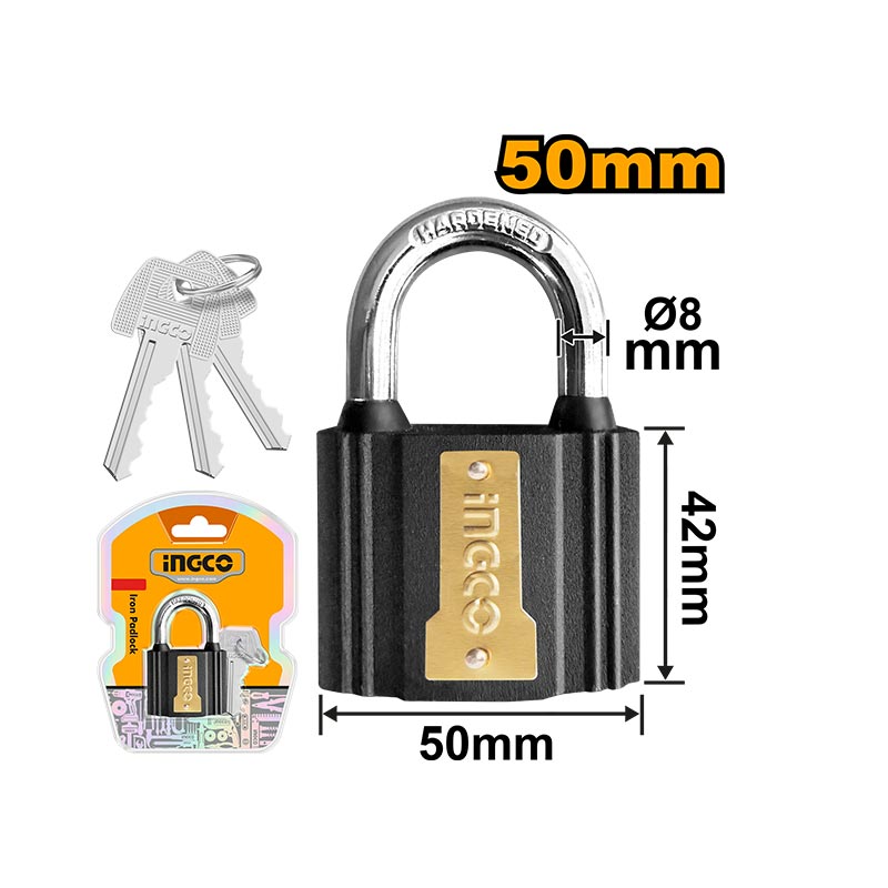 INGCO 50MM Iron Padlock - DIPL0501